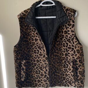 Leopard Print Women's Vest